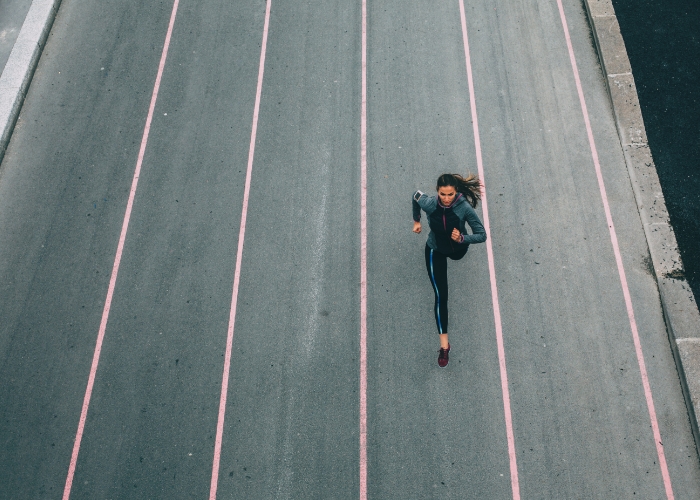 Woman running